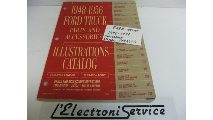 Ford  truck 1948-1956 illustrations catalog .